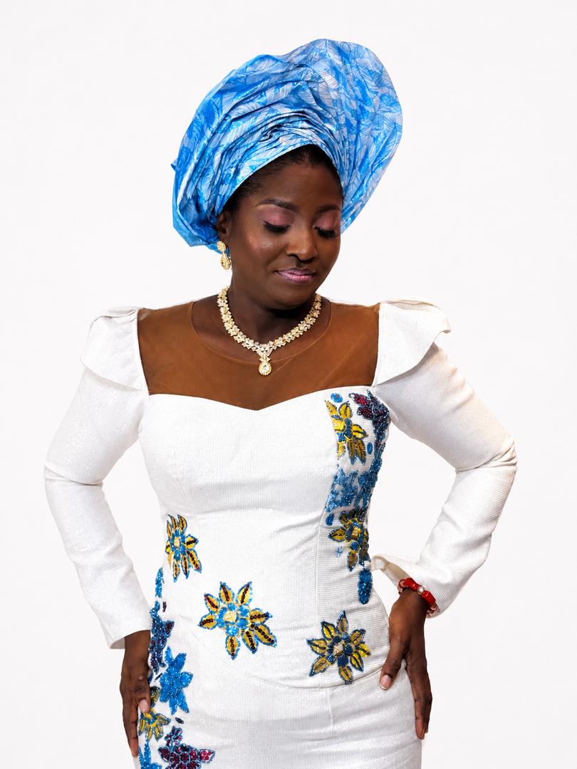 T&T Bloom Bridal Aso-Oke Gown