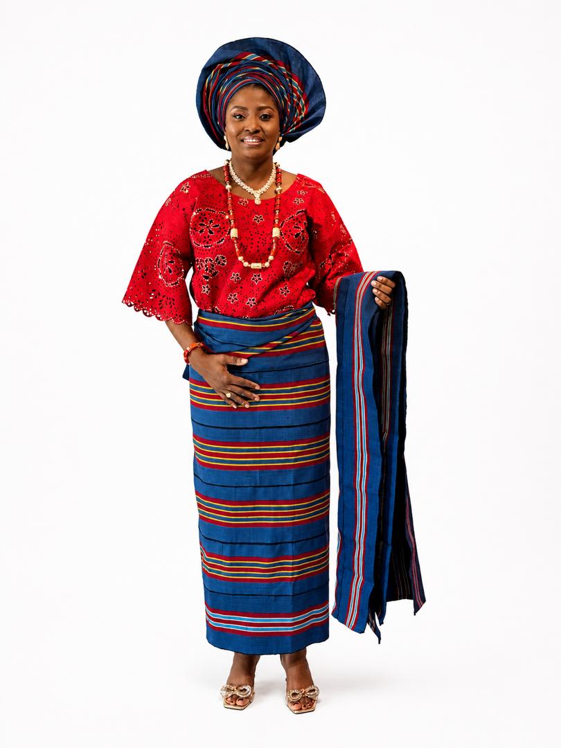 T&T Royal Heritage Stripe Aso-Oke