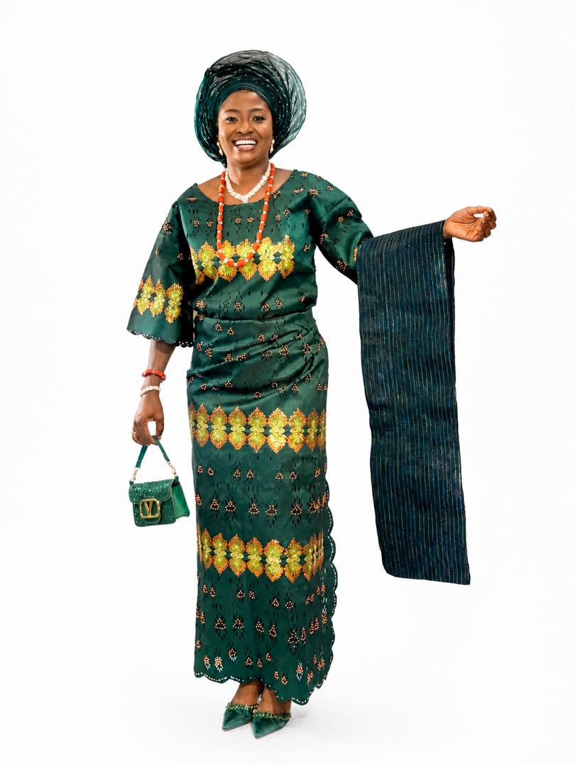 T&T Emerald Regal Aso-Oke