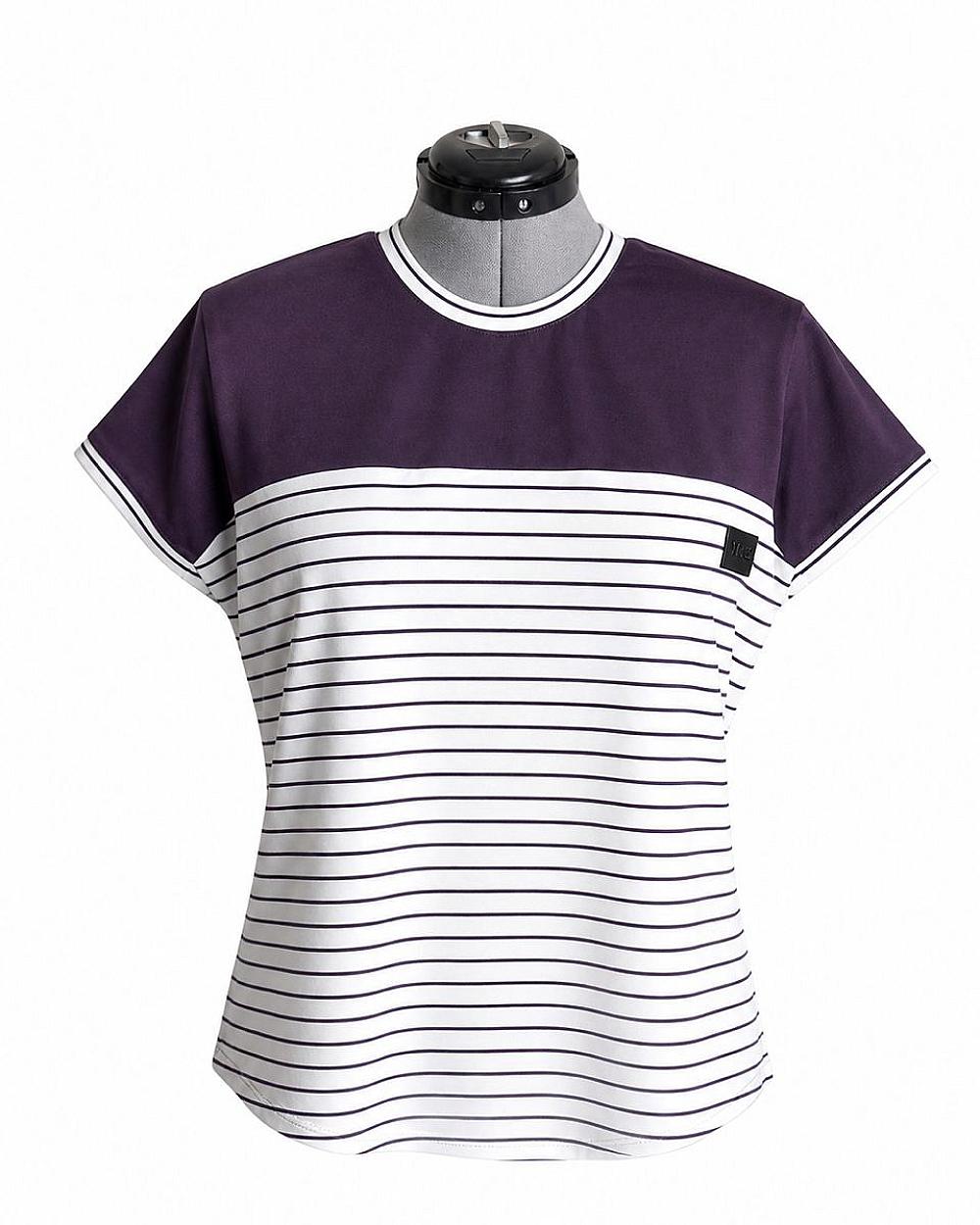 T&T Plum line Tee